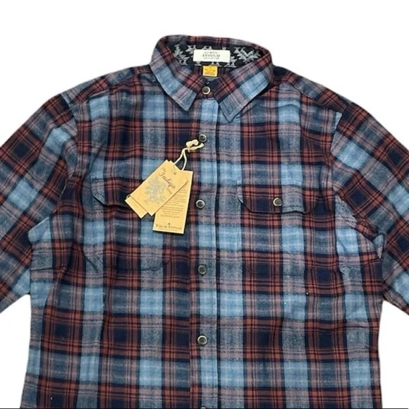 TAILOR VINTAGE PLAID HEAVY TWILL SHIRT - NWT! - Picture 11 of 12